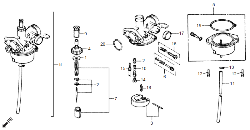 Honda CD70 CARBURETOR