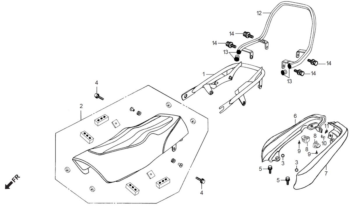 Honda CD70 SEAT