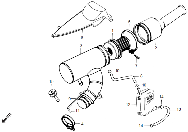 Honda CD70 AIR CLEANER