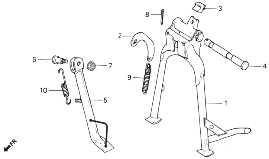 Honda CG125 STAND