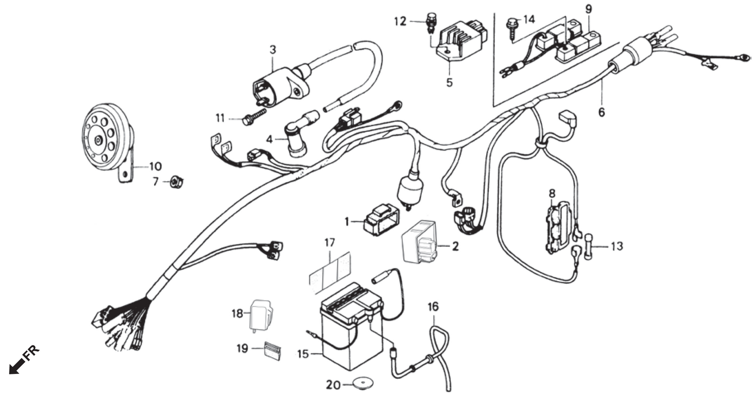 Honda CG125 WIRE HARNESS