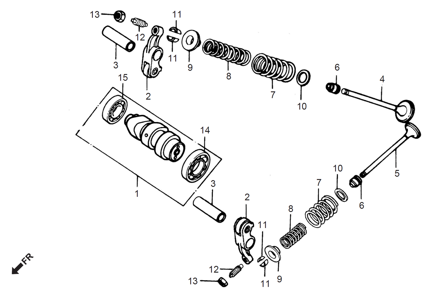 Honda CD70 CAMSHAFT-VALVE