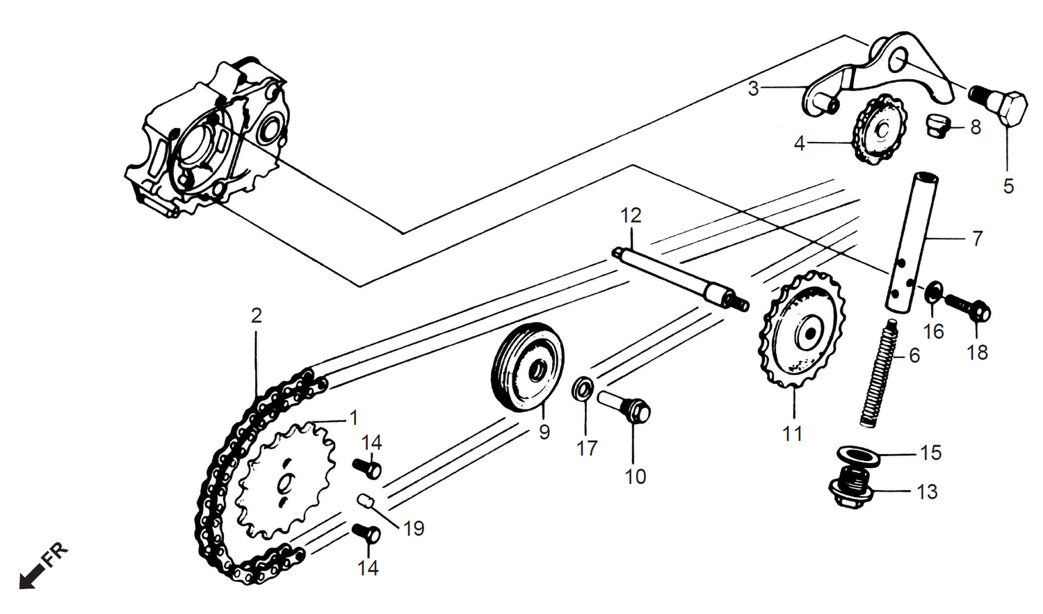 Honda CD70 CAM CHAIN-TENSIONER