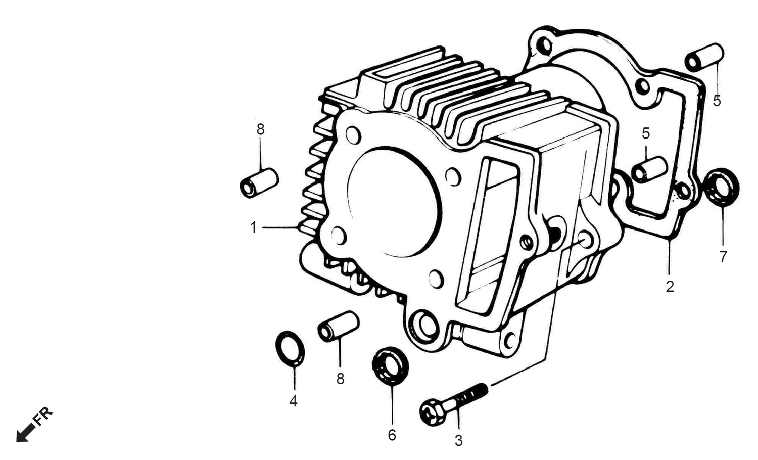Honda CD70 CYLINDER