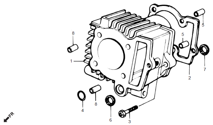 Honda CD70 CYLINDER