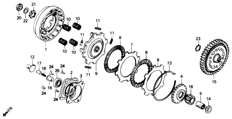 Honda CD70 CLUTCH