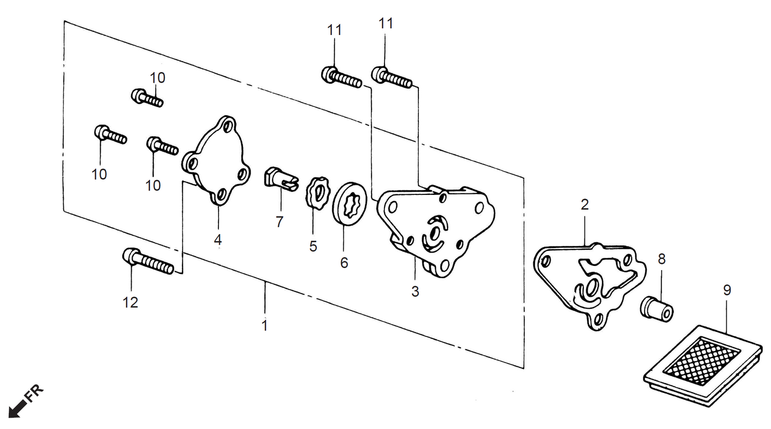Honda CD70 OIL PUMP