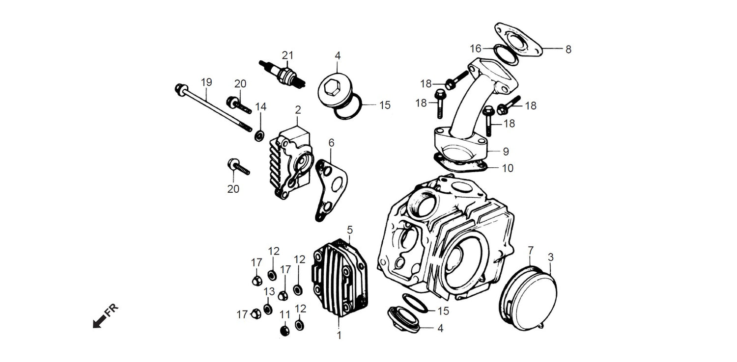 Honda CD70 Cylinder Head Cover